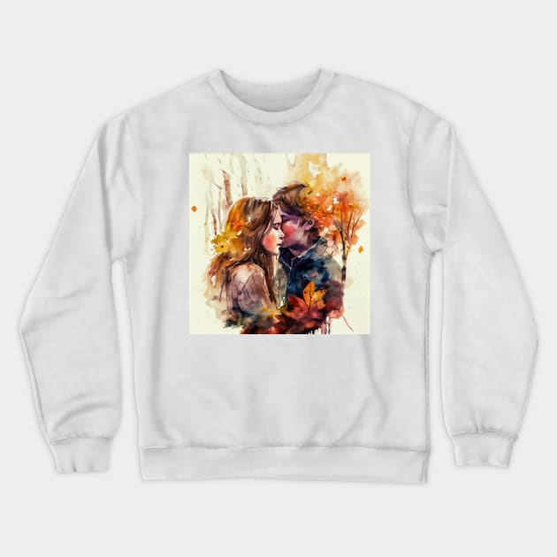 Watercolor Dreams Series Crewneck Sweatshirt by VISIONARTIST